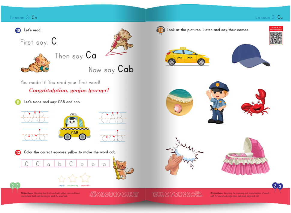 Magic Phonics 1-2nd Edition
Pages 22-23