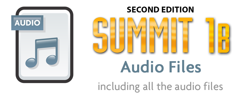 Summit 1B-2nd Edition-Audio Files