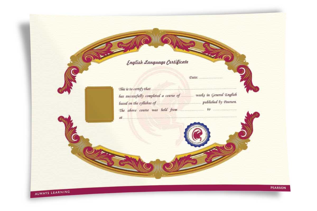 Certificate Sample-Gold